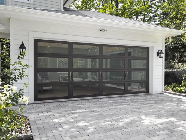 Fontana Garage Door Repair design specialist presenting custom garage door options to Fontana homeowner