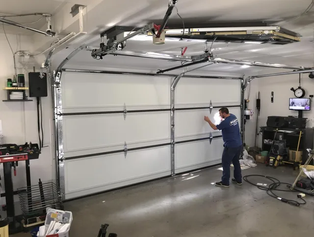Professional garage door repair service by Fontana Garage Door Repair in Fontana