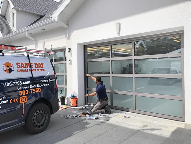 Same-day garage door repair service by Fontana Garage Door Repair in Fontana